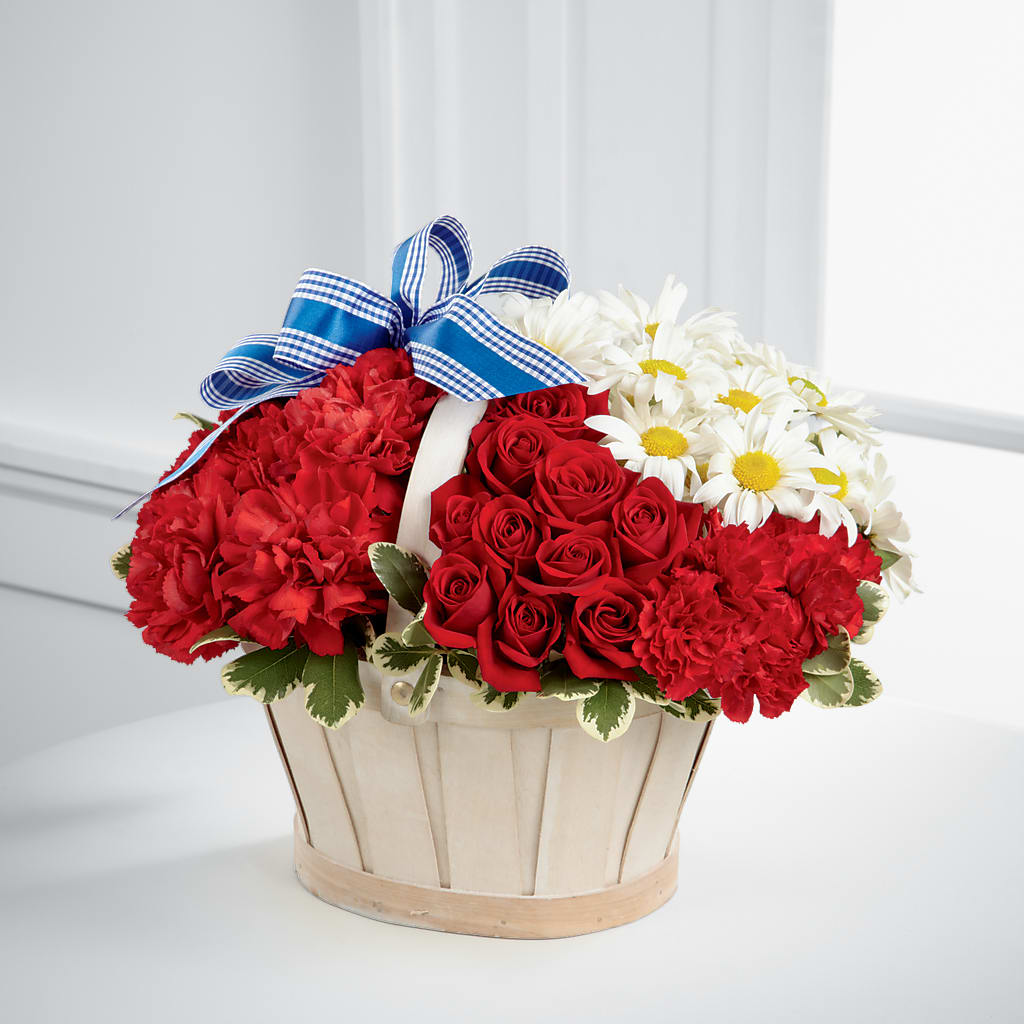 Justice Basket – VERL'S CREATION FLORIST, Dallas TX