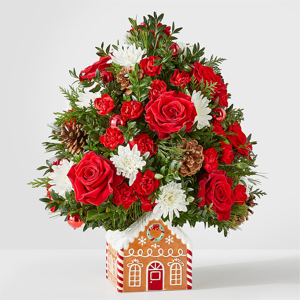 Spiced Gingerbread Tree – VERL'S CREATION FLORIST, Dallas TX