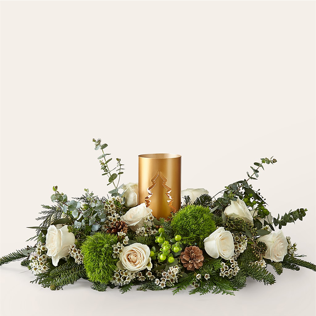 Chestnuts Roasting Centerpiece – VERL'S CREATION FLORIST, Dallas TX
