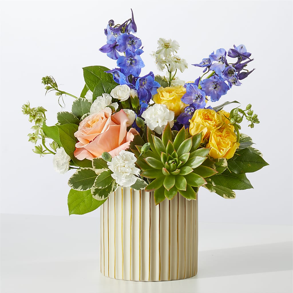 Cobalt Reverie Bouquet – VERL'S CREATION FLORIST, Dallas TX