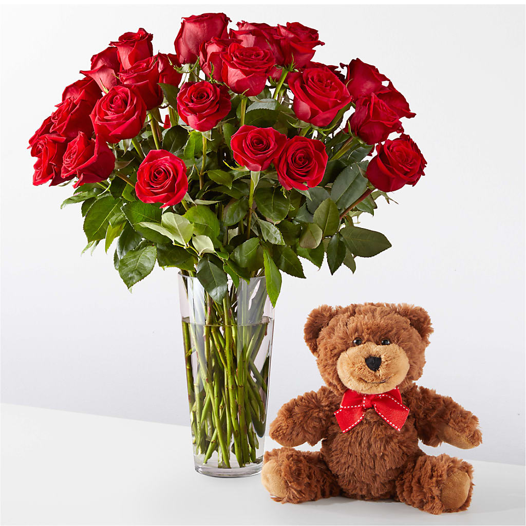 Romantic Long Stem Red Rose Bouquet Bundles – VERL'S CREATION FLORIST, Dallas TX