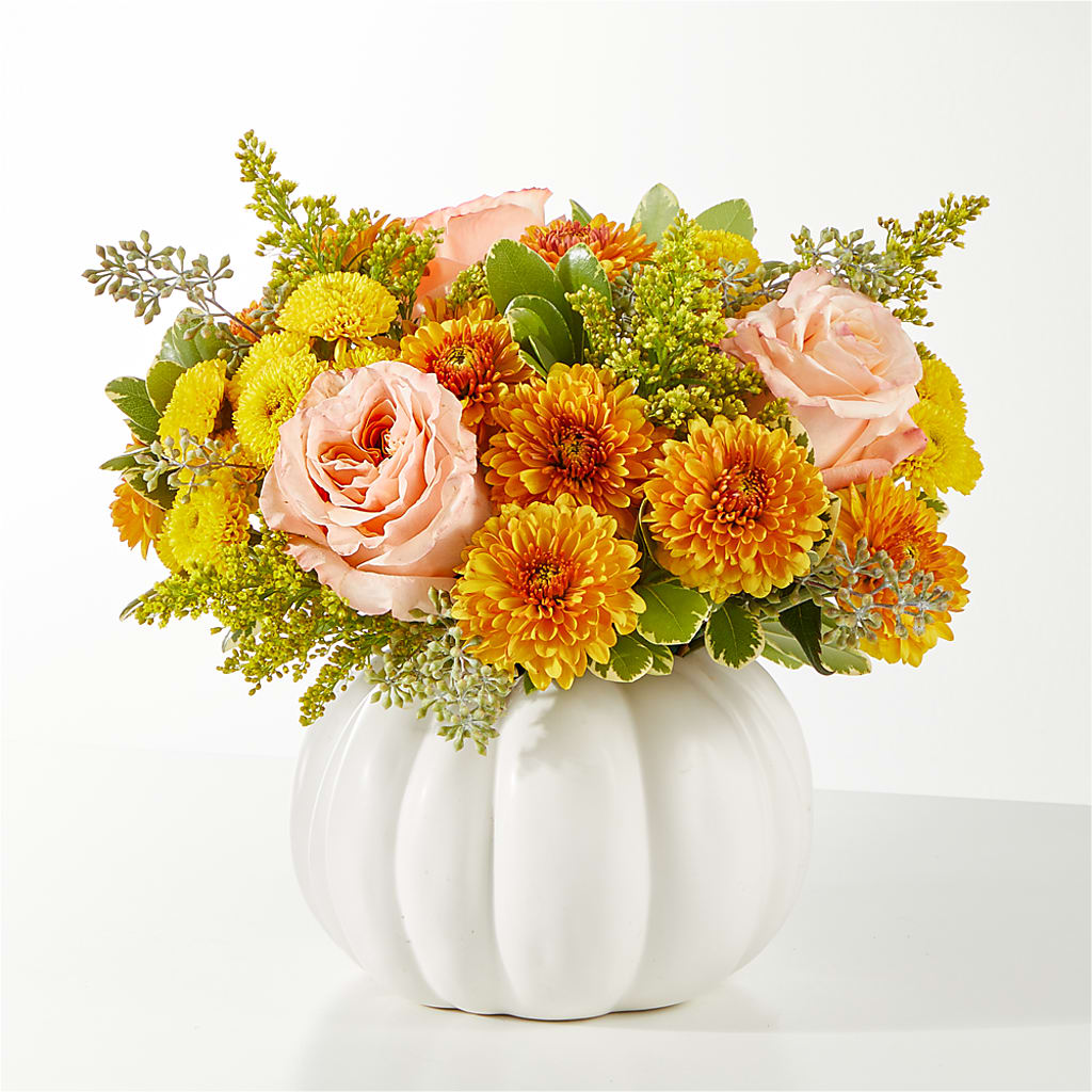 Peachy Pumpkin – VERL'S CREATION FLORIST, Dallas TX