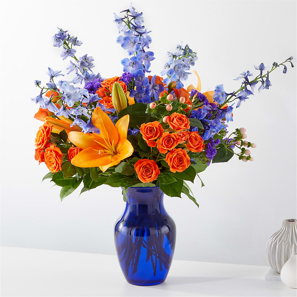 Radiant Citrus Bouquet – VERL'S CREATION FLORIST, Dallas TX
