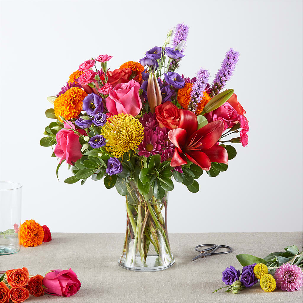 Feast of Color – A Florist Original – VERL'S CREATION FLORIST, Dallas TX