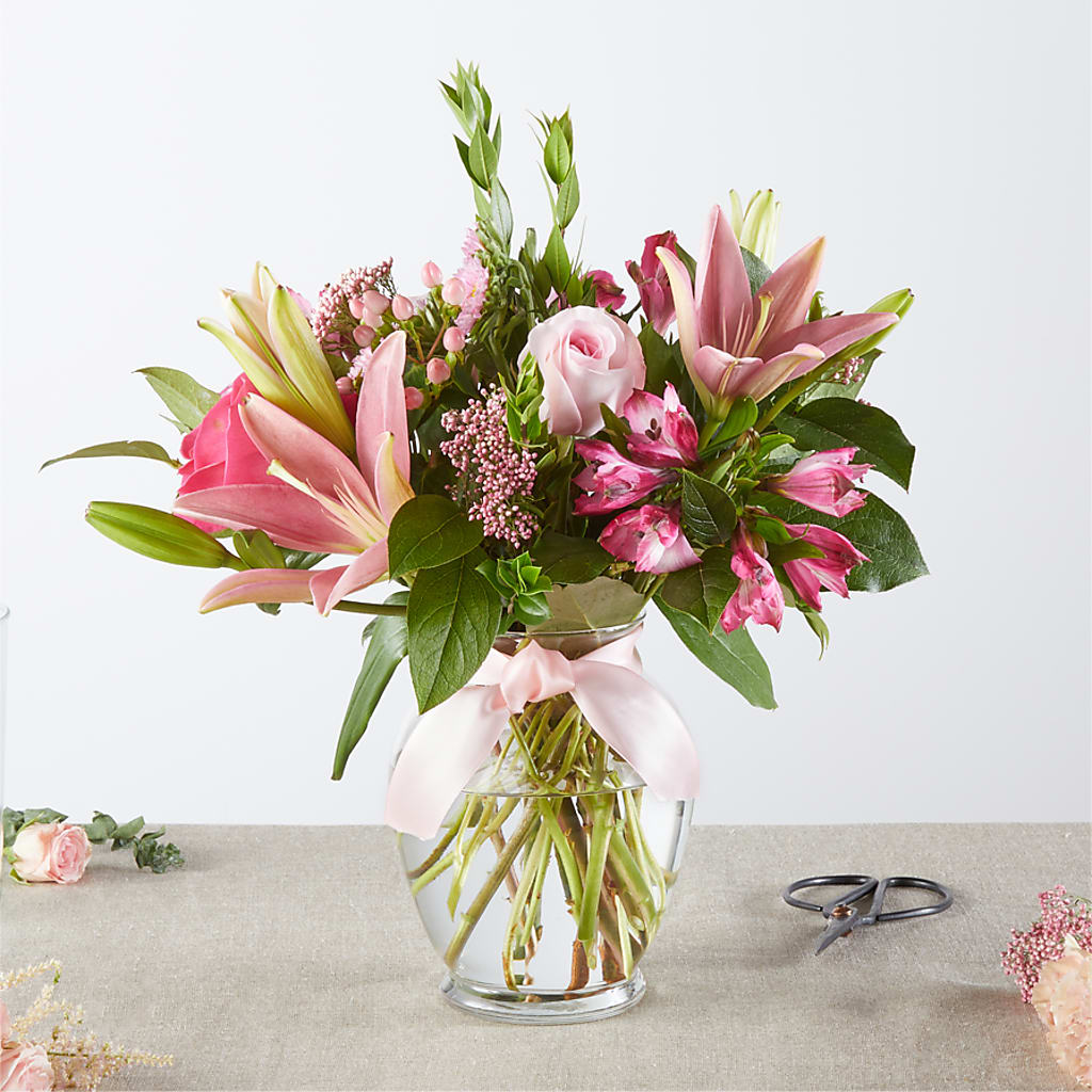 Pink Ribbon - A Florist Original – VERL'S CREATION FLORIST, Dallas TX