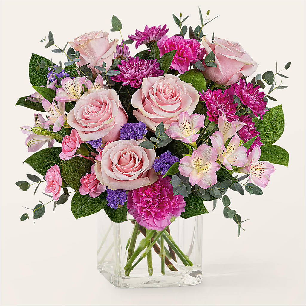 Rosy Radiance Bouquet – VERL'S CREATION FLORIST, Dallas TX