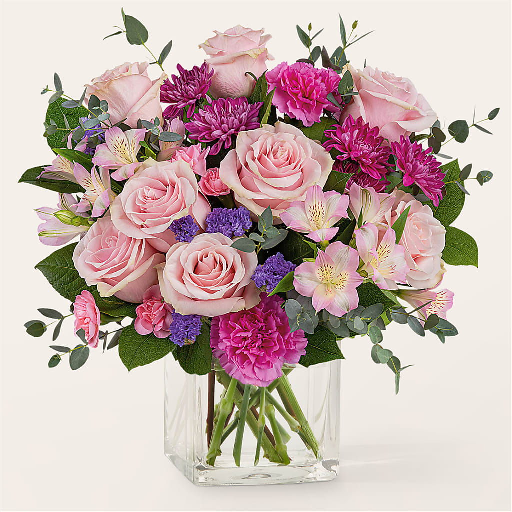 Rosy Radiance Bouquet – VERL'S CREATION FLORIST, Dallas TX