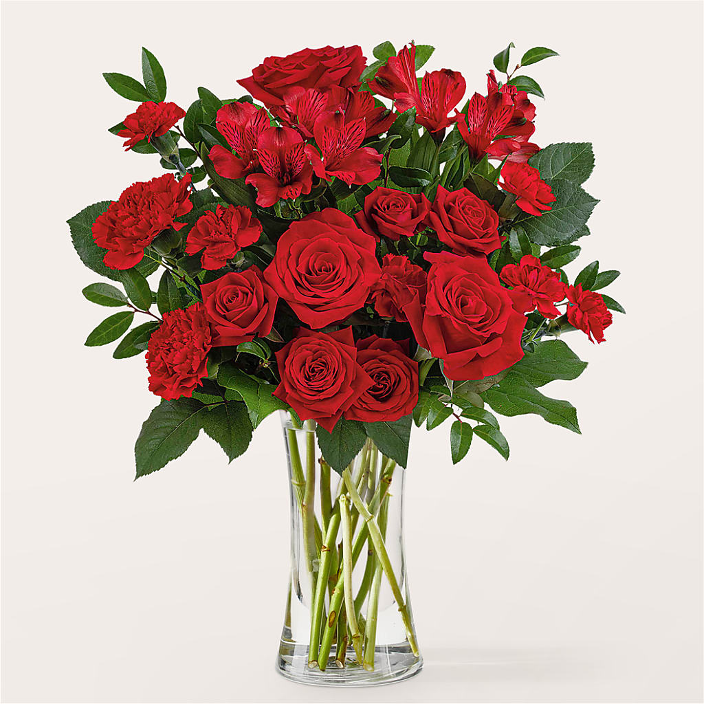 Brilliant Ruby Bouquet – VERL'S CREATION FLORIST, Dallas TX