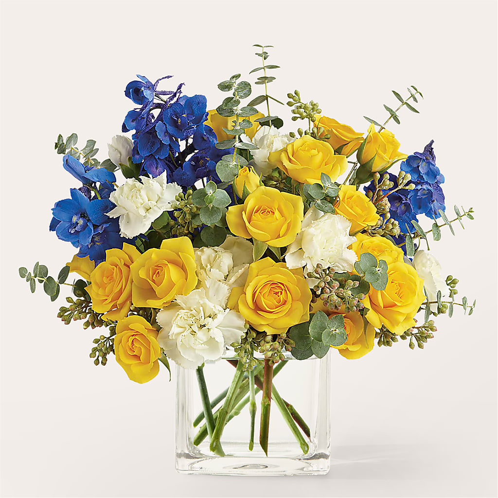 Sparkling Citrine Bouquet – VERL'S CREATION FLORIST, Dallas TX