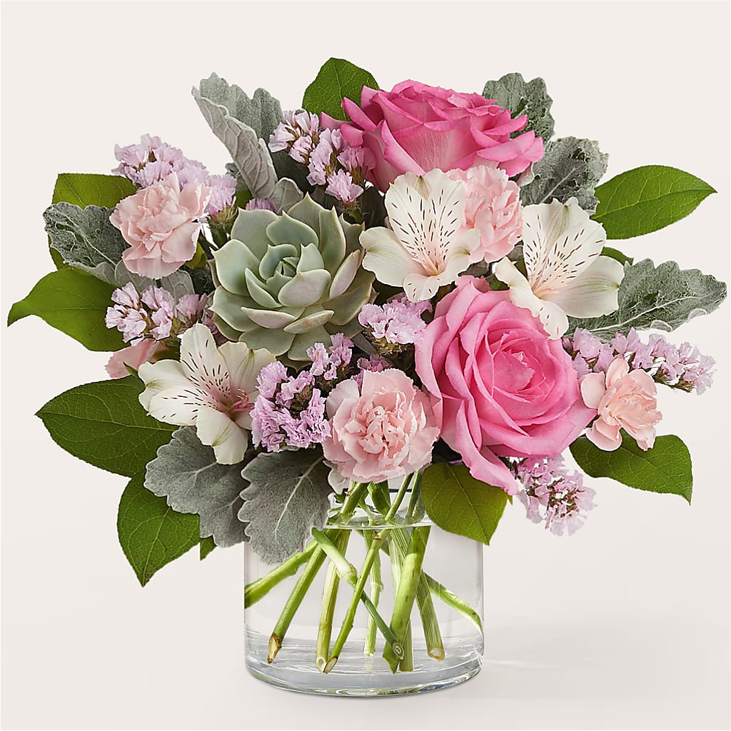 Dusty Rose Bouquet – VERL'S CREATION FLORIST, Dallas TX
