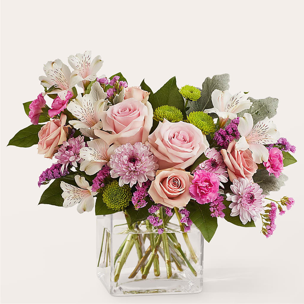 Pink Suede Bouquet – VERL'S CREATION FLORIST, Dallas TX