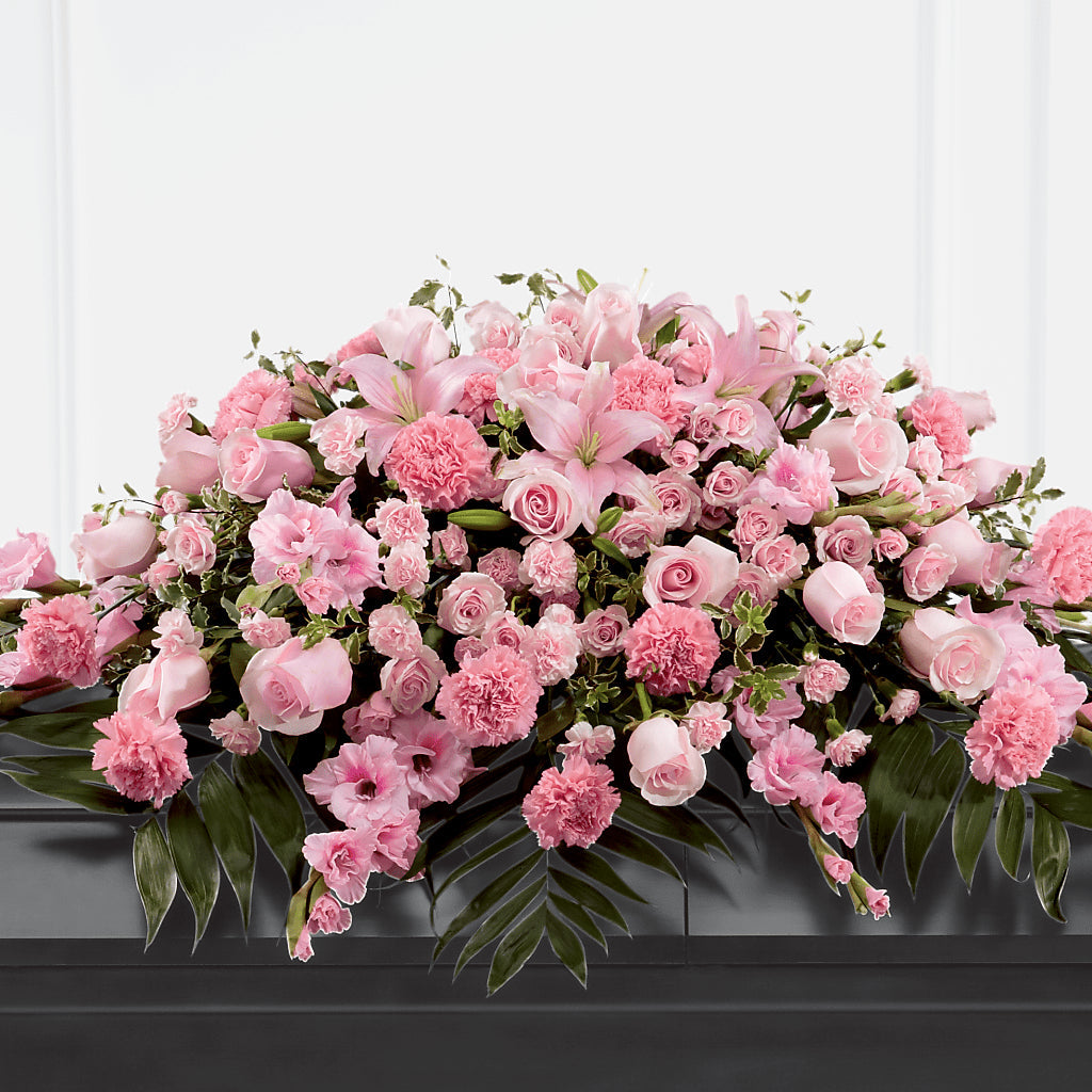 Garden of Comfort Casket Spray (Standard) – VERL'S CREATION FLORIST, Dallas TX