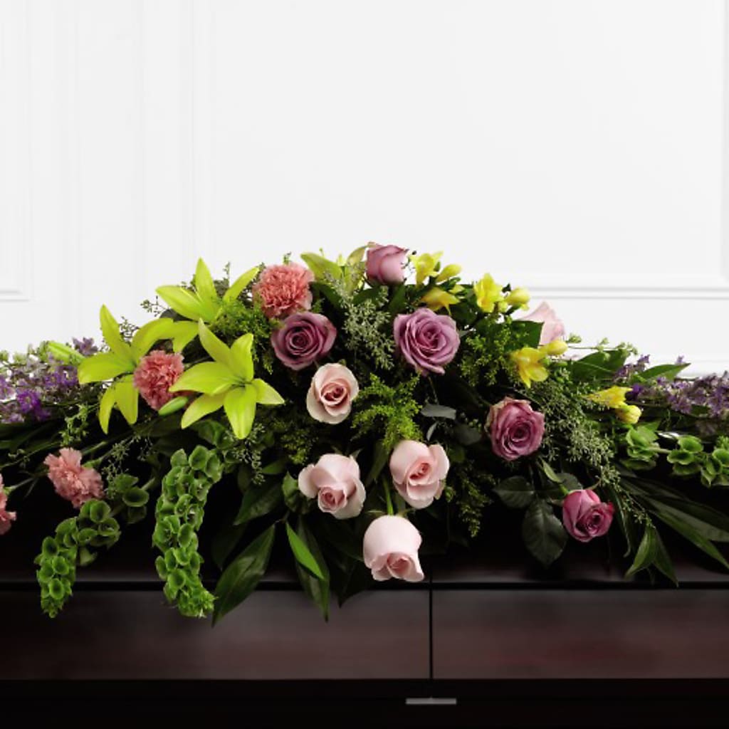 Forever Beloved Casket Spray – VERL'S CREATION FLORIST, Dallas TX