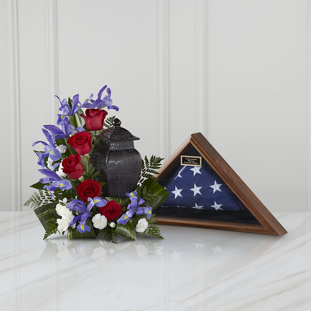 Patriotic Tribute Arrangement – VERL'S CREATION FLORIST, Dallas TX