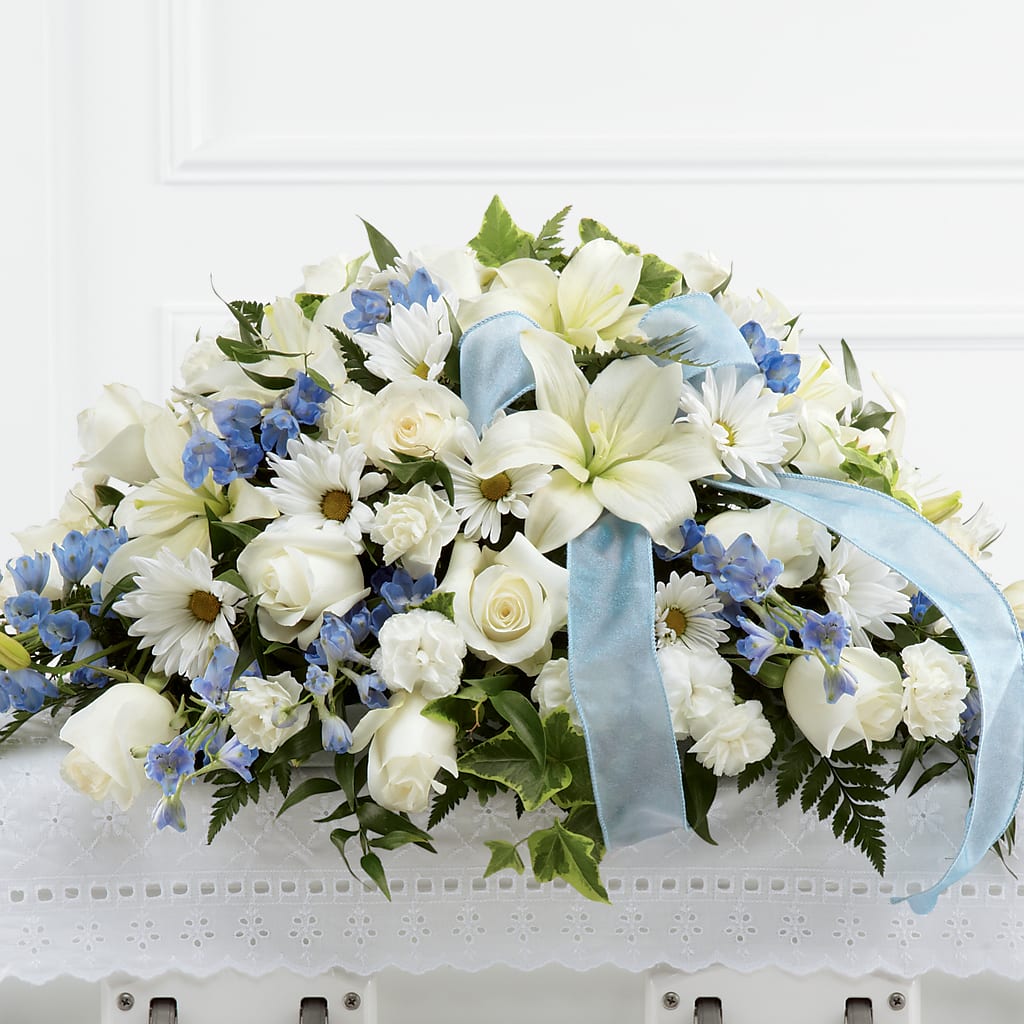 Tender Treasure Casket Spray – VERL'S CREATION FLORIST, Dallas TX