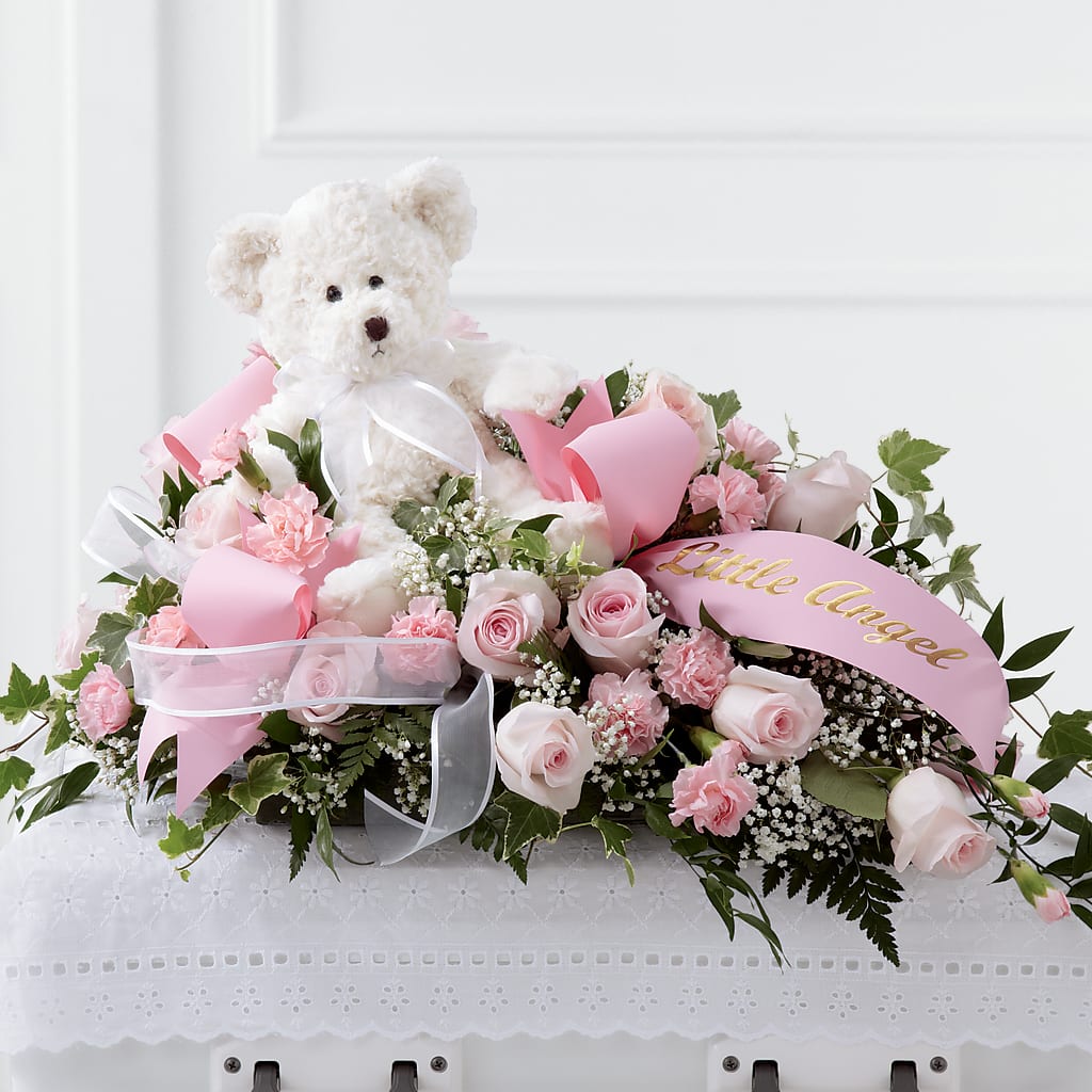 Touch of Sympathy Casket Spray – VERL'S CREATION FLORIST, Dallas TX