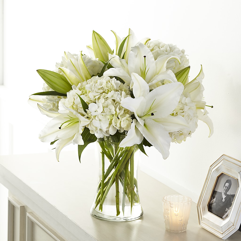Compassionate Lily Bouquet – VERL'S CREATION FLORIST, Dallas TX