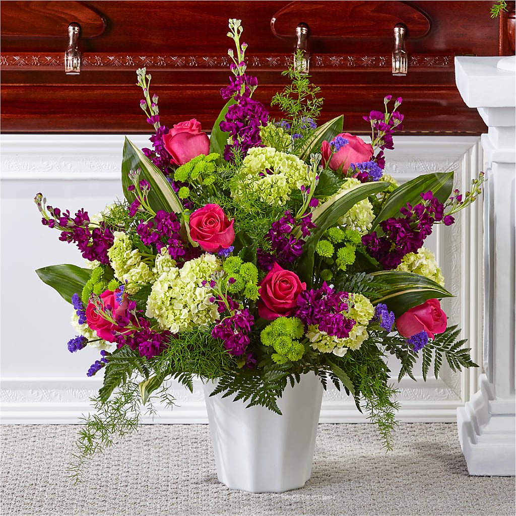 Beautiful Horizons Floor Basket – VERL'S CREATION FLORIST, Dallas TX
