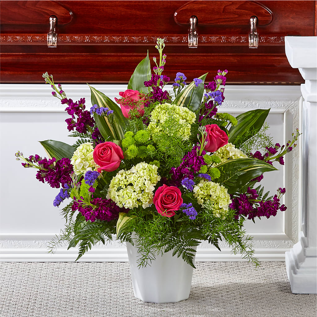 Beautiful Horizons Floor Basket – VERL'S CREATION FLORIST, Dallas TX