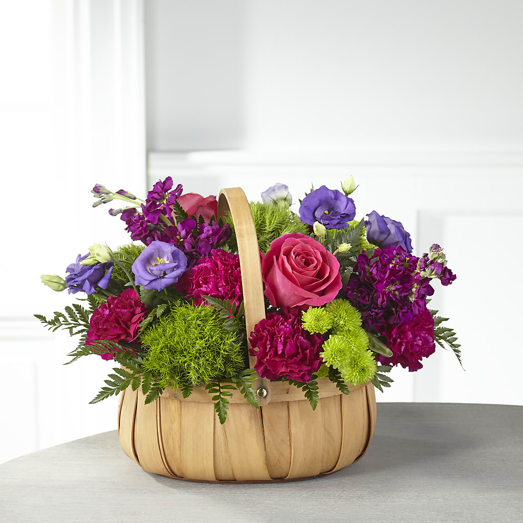 Serene Sanctuary Basket – VERL'S CREATION FLORIST, Dallas TX