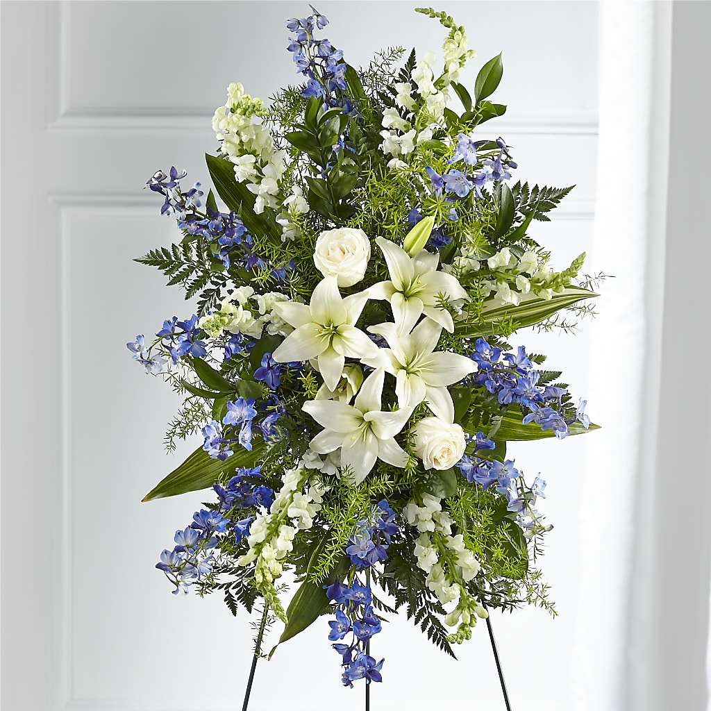 Faithful Friend Standing Spray – VERL'S CREATION FLORIST, Dallas TX