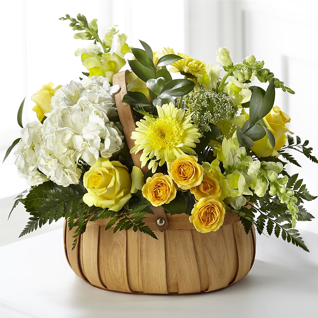 Rustic Remembrance Basket – VERL'S CREATION FLORIST, Dallas TX
