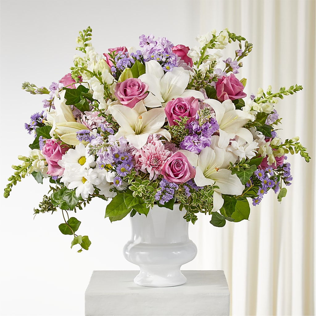 Remarkable Life Urn Arrangement – VERL'S CREATION FLORIST, Dallas TX