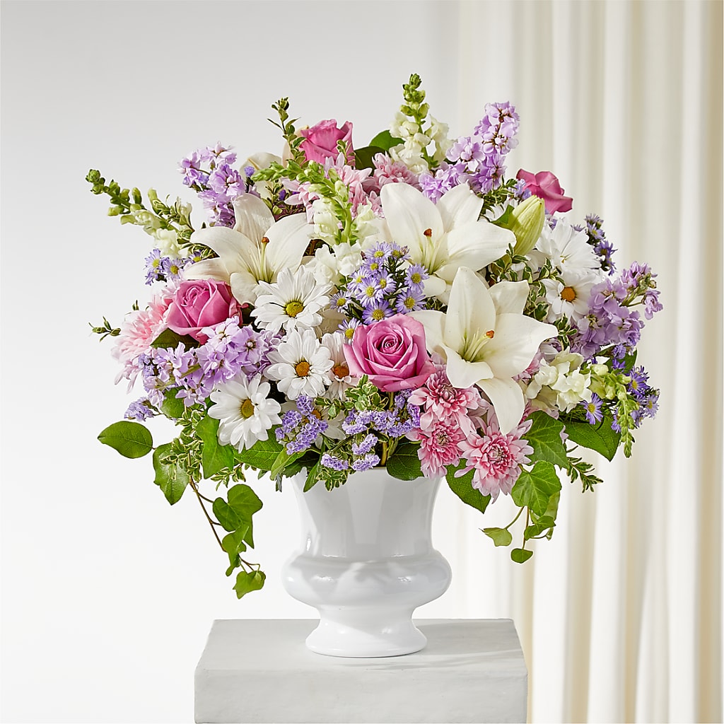 Remarkable Life Urn Arrangement – VERL'S CREATION FLORIST, Dallas TX