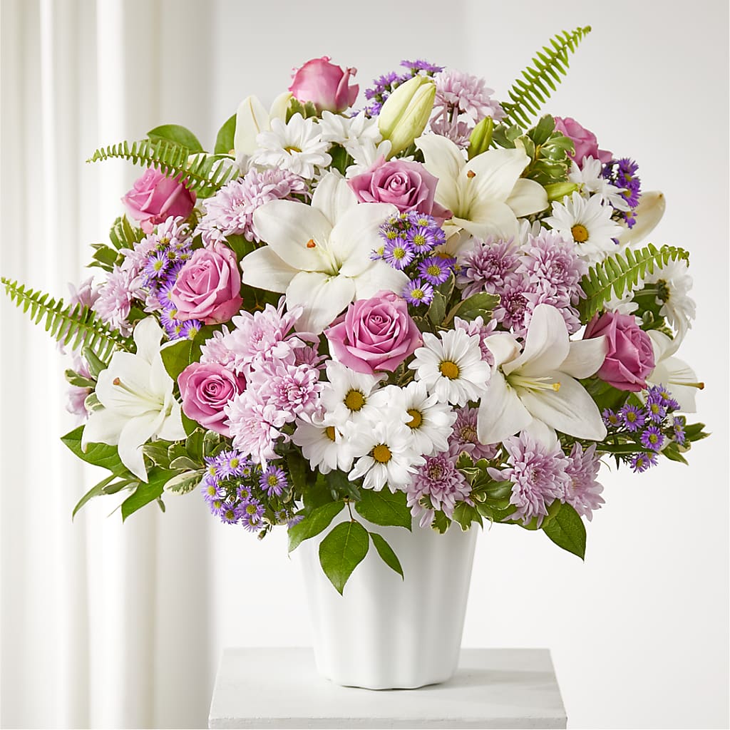 Warmest Thoughts Tabletop Basket – VERL'S CREATION FLORIST, Dallas TX