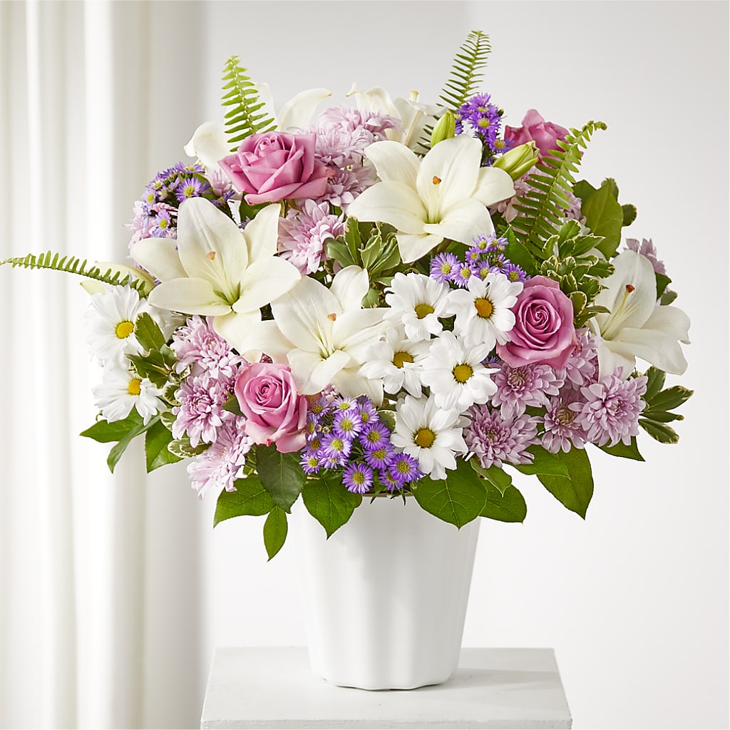 Warmest Thoughts Tabletop Basket – VERL'S CREATION FLORIST, Dallas TX