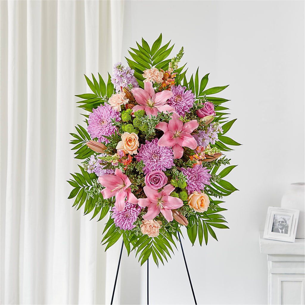 Love & Light Standing Spray – VERL'S CREATION FLORIST, Dallas TX