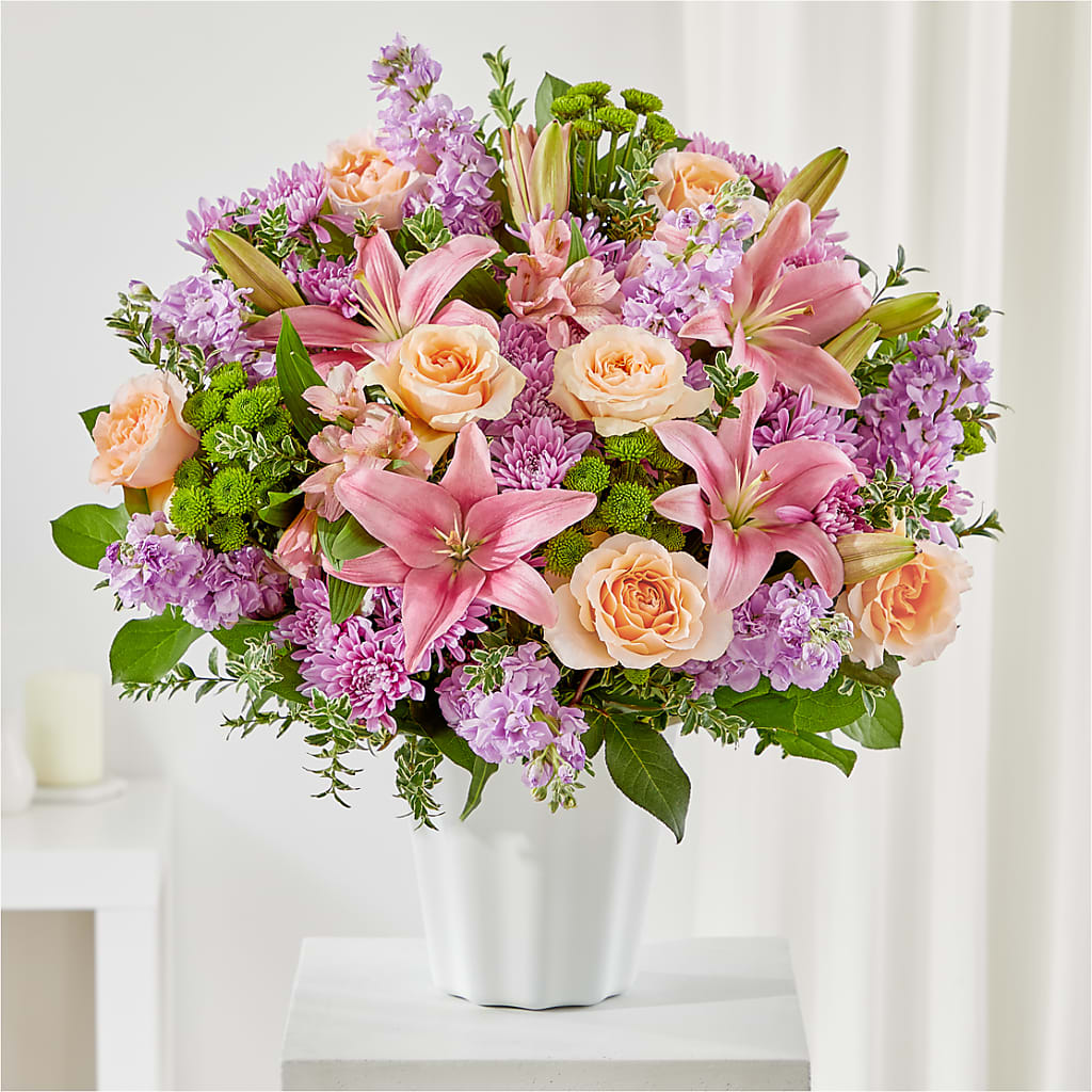 Supportive Embrace Tabletop Basket – VERL'S CREATION FLORIST, Dallas TX
