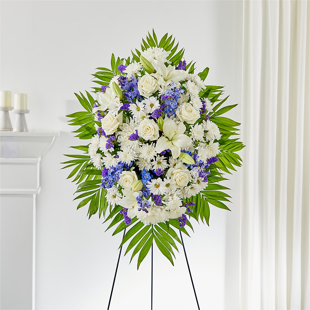 At Rest Standing Spray – VERL'S CREATION FLORIST, Dallas TX