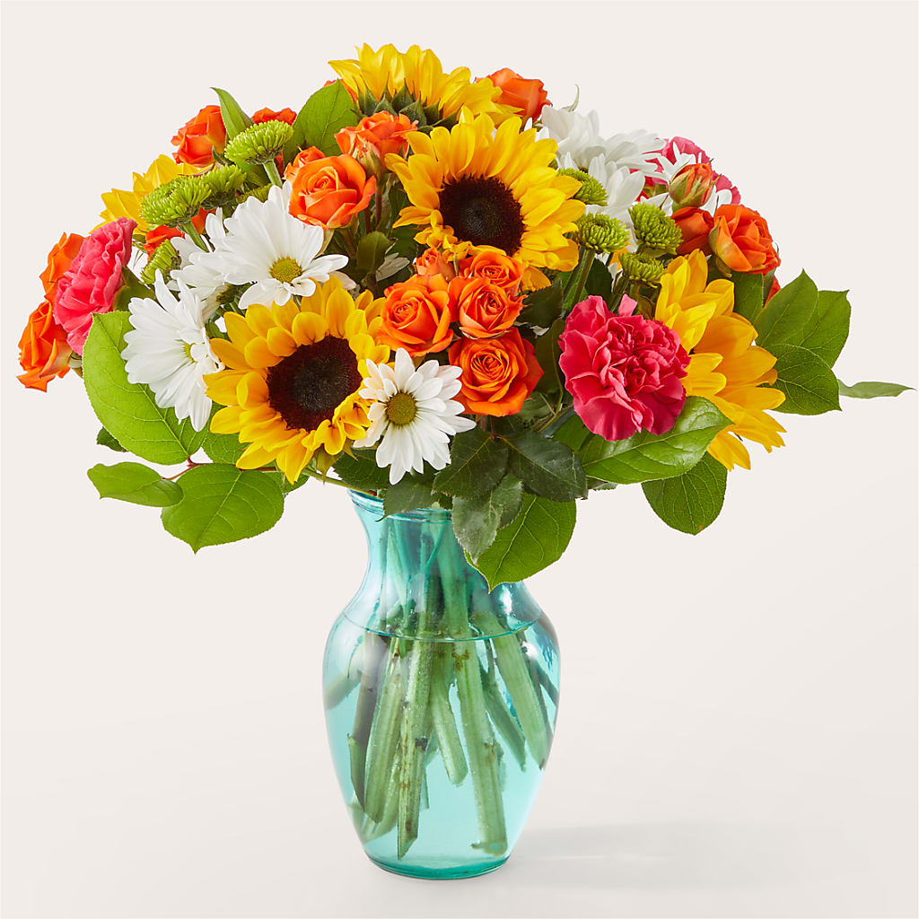 Sun-drenched Blooms Bouquet – VERL'S CREATION FLORIST, Dallas TX