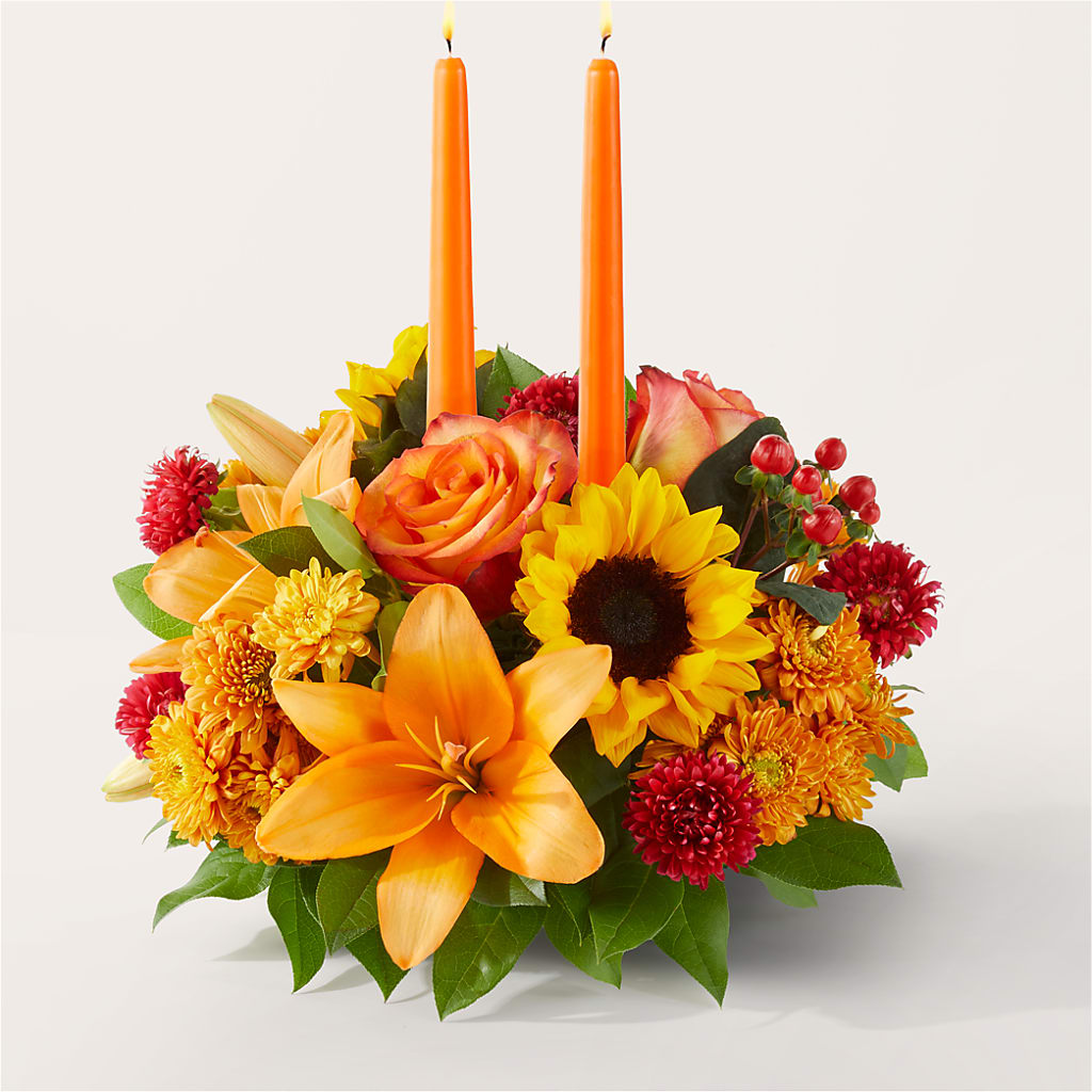 Grateful Centerpiece – VERL'S CREATION FLORIST, Dallas TX