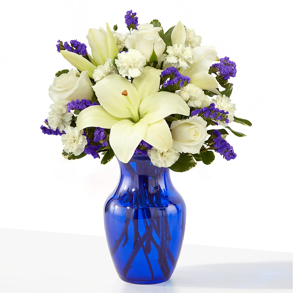 Sapphire Rush Bouquet – VERL'S CREATION FLORIST, Dallas TX