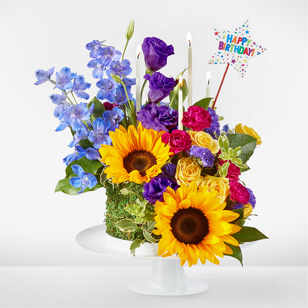 Star of the Day Floral Cake – VERL'S CREATION FLORIST, Dallas TX