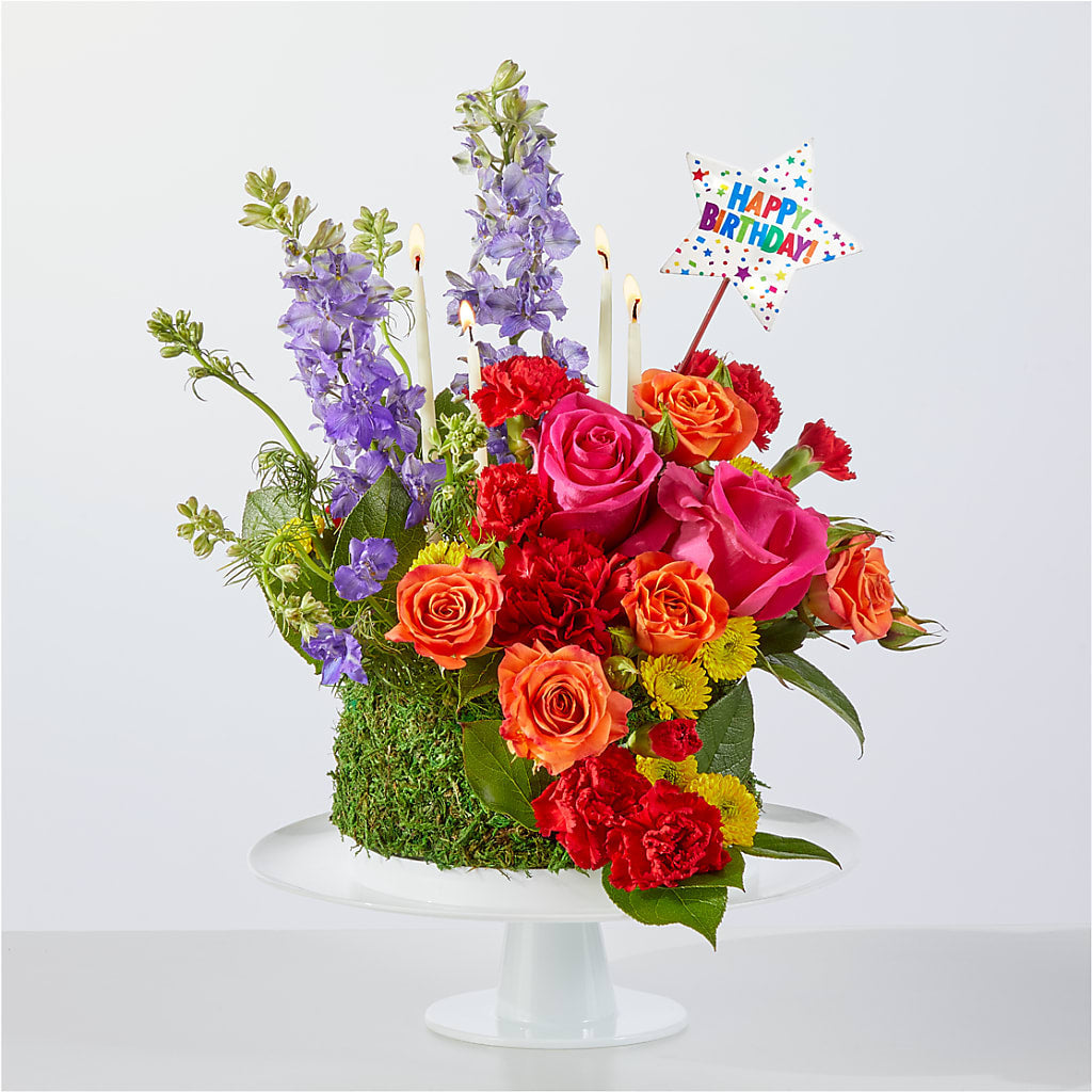 Best Year Yet Floral Cake – VERL'S CREATION FLORIST, Dallas TX