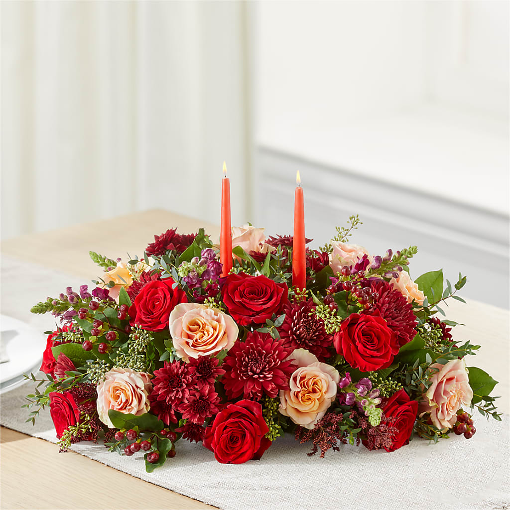Most Thankful Centerpiece – VERL'S CREATION FLORIST, Dallas TX