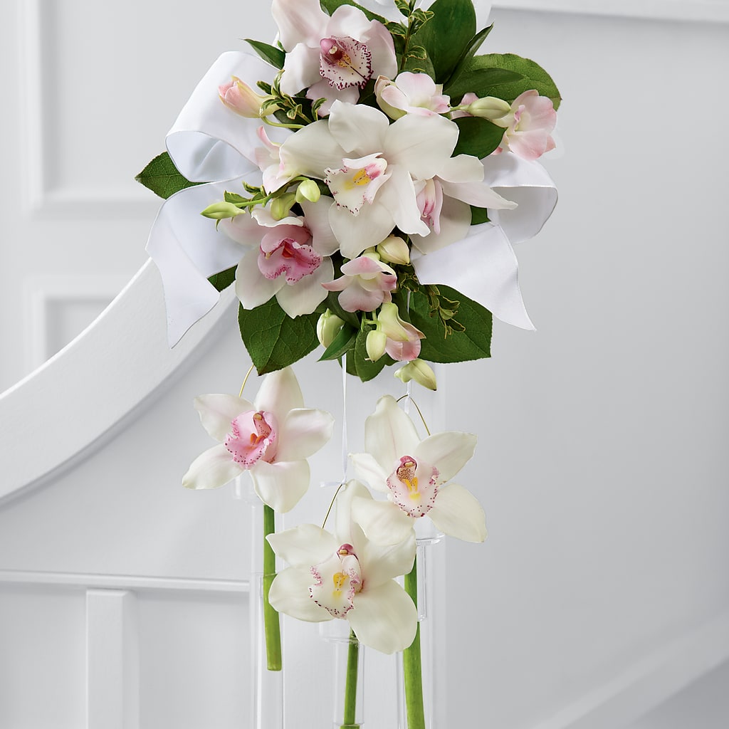 Perfect Entrance Pew Arrangement – VERL'S CREATION FLORIST, Dallas TX