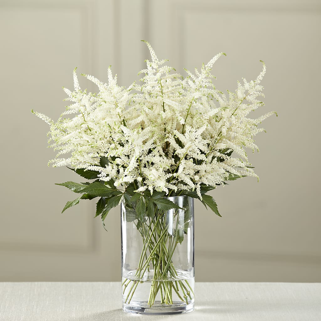 White Astilbe Bouquet – VERL'S CREATION FLORIST, Dallas TX