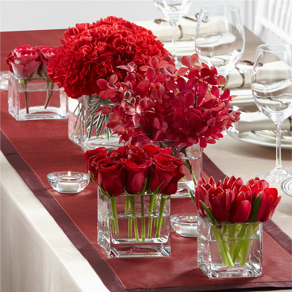 Modern Grace Centerpiece – VERL'S CREATION FLORIST, Dallas TX