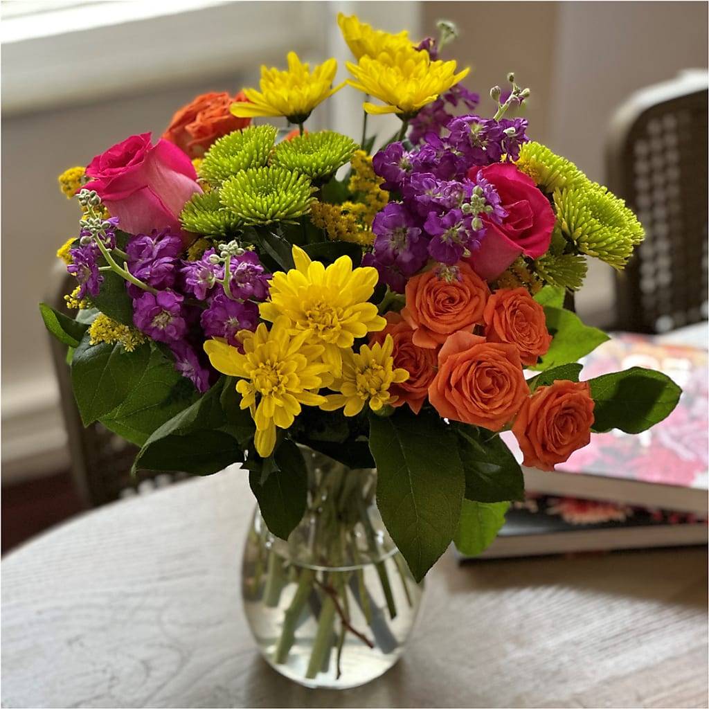 Bold & Bright – A Florist Original – VERL'S CREATION FLORIST, Dallas TX