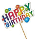 Happy Birthday Pick – VERL'S CREATION FLORIST, Dallas TX