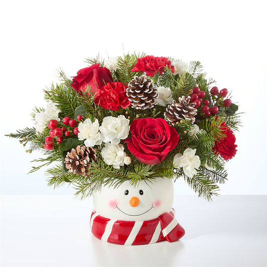 Jolly Snowman Bouquet – VERL'S CREATION FLORIST, Dallas TX