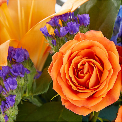 Radiant Citrus Box Bouquet – VERL'S CREATION FLORIST, Dallas TX