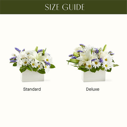 Beyond Blue Box Bouquet – VERL'S CREATION FLORIST, Dallas TX