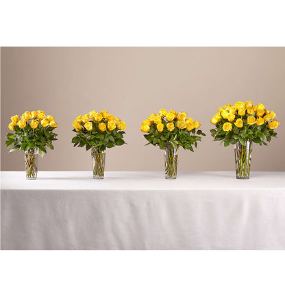 Long Stem Yellow Rose Bouquet – VERL'S CREATION FLORIST, Dallas TX