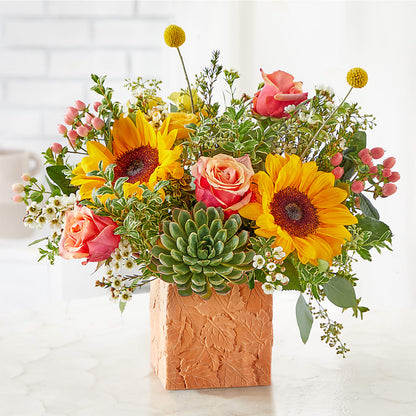 Sunflower Season Bouquet – VERL'S CREATION FLORIST, Dallas TX