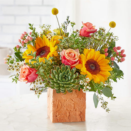 Sunflower Season Bouquet – VERL'S CREATION FLORIST, Dallas TX